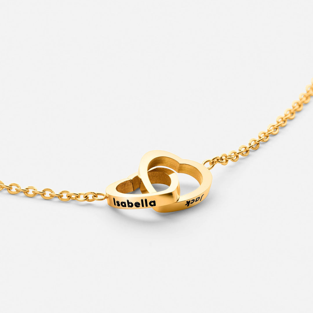 客製化雙心項鍊