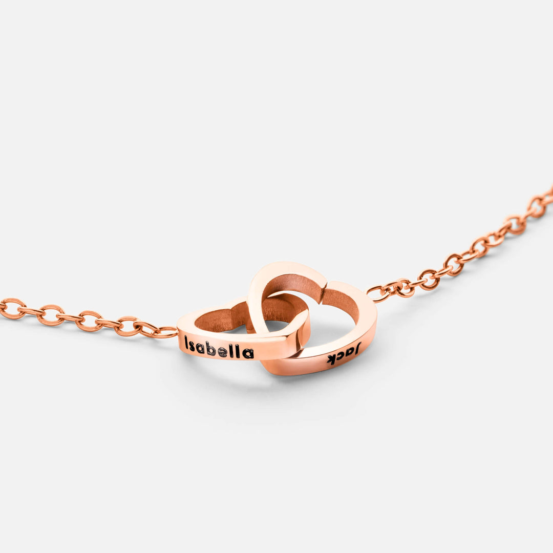 客製化雙心項鍊