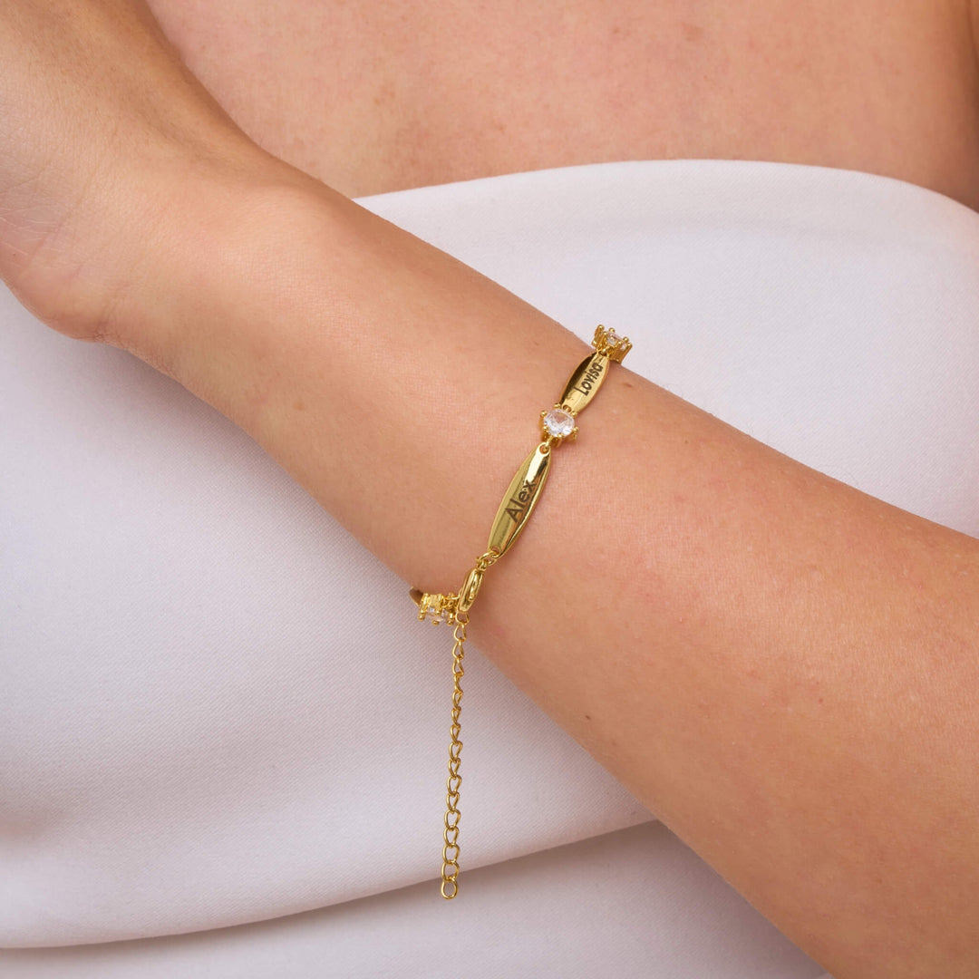 客製化水晶條形手鍊