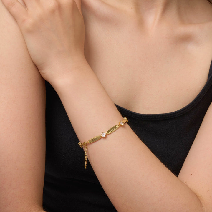 客製化水晶條形手鍊