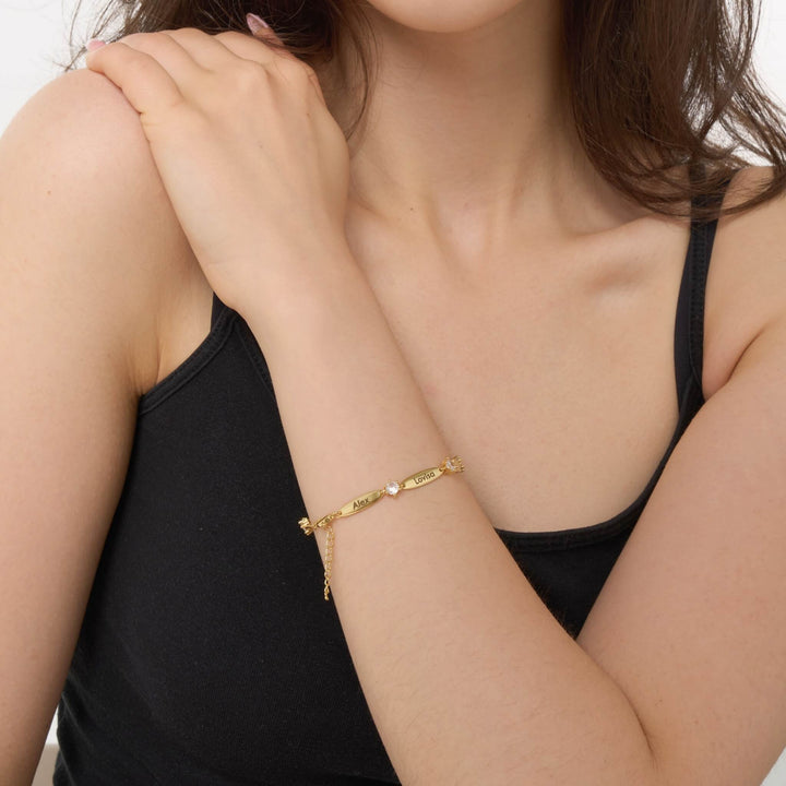 客製化水晶條形手鍊