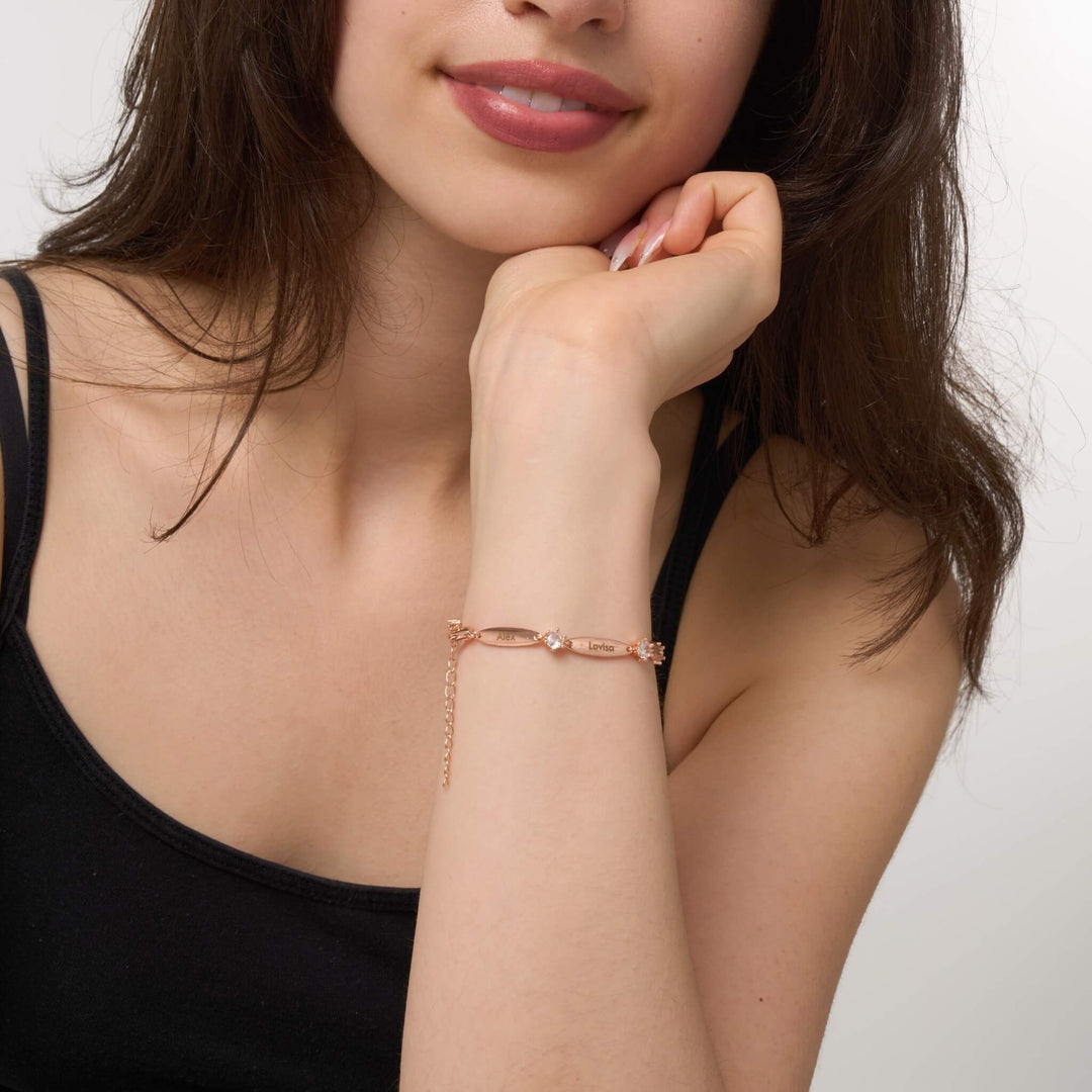 客製化水晶條形手鍊