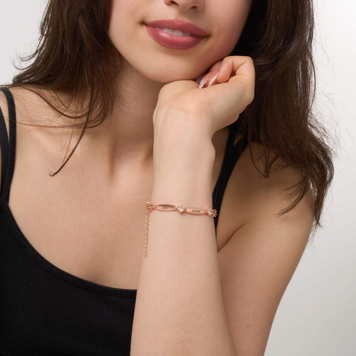 客製化水晶條形手鍊