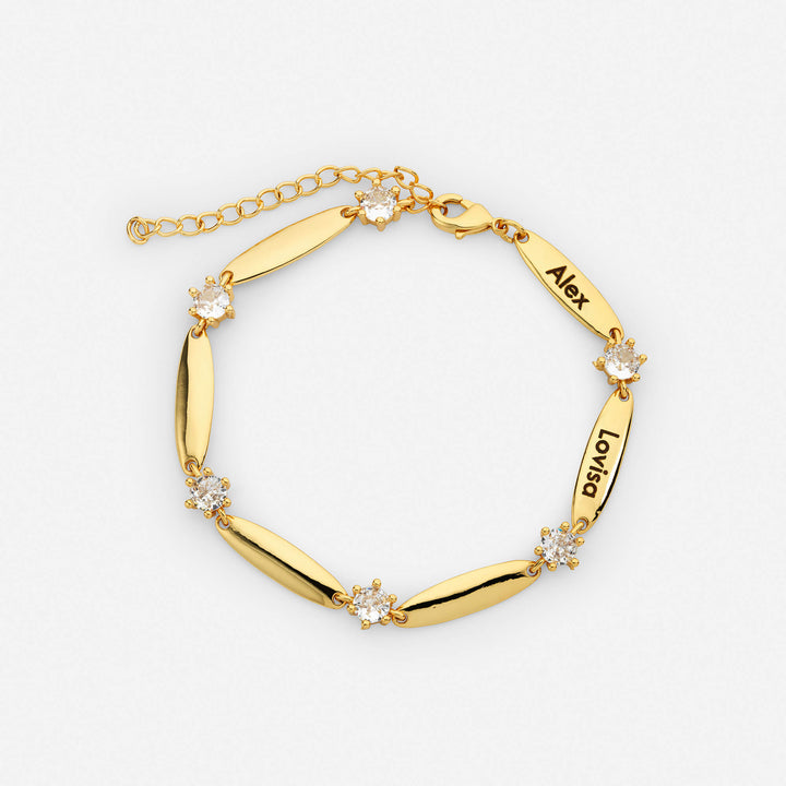 客製化水晶條形手鍊